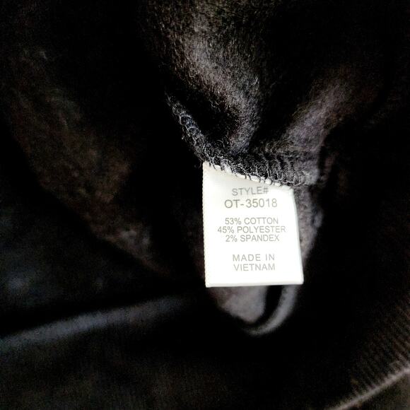 Expressed Society Black Silver & Pink Rhinestone Skull Sweatshirt Size Large - Picture 3 of 4